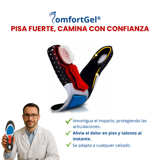 ComfortGel® Alivio instantaneo del dolor de pies y fascitis plantar